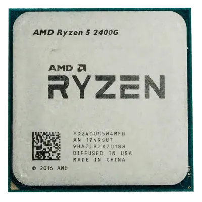 RYZEN 5 2400G Processor (Tray - without Box)
