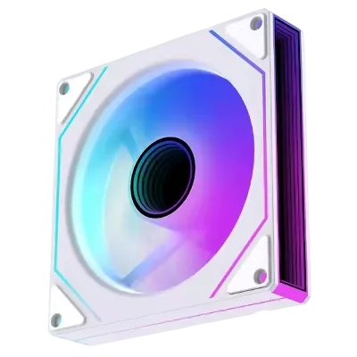 7 Pro White ARGB PWM 120mm Casing Fan