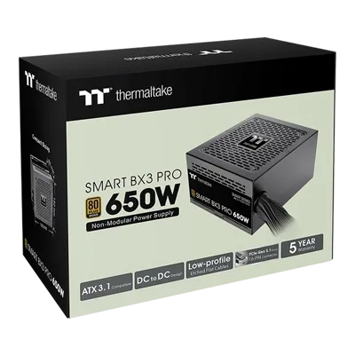 Thermaltake Smart BX3 PRO 650W 80 Plus Bronze Power Supply preview image 3