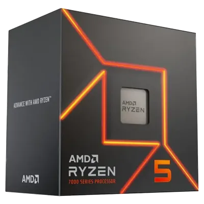 RYZEN 5 7500F Processor (Tray - Without Box)