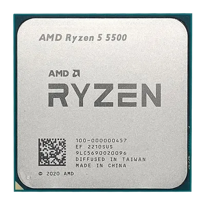AMD RYZEN 5 5500 PROCESSOR (Tray - Without Box) preview image 2