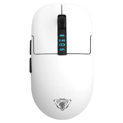 Jedel GWH-113 Wireless Gaming Mouse With Charging Dock (White) preview image 3