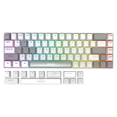 Jedel KL-141 Mechanical Gaming Keyboard (White) preview image 2