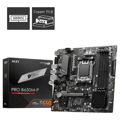 MSI PRO B650M-P DDR5 Motherboard