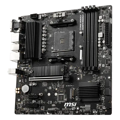 MSI B550M PRO-VDH Motherboard preview image 2