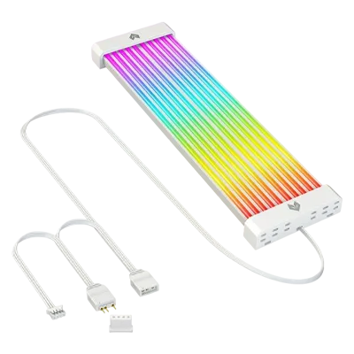 COOLMOON AL200 White ARGB Extension Cable