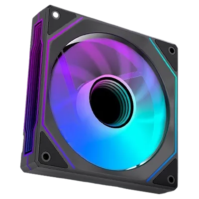 4 Pro Black ARGB PWM 120mm Casing Fan (Reverse Blade)