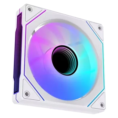 4 Pro White ARGB PWM 120mm Casing Fan (Reverse Blade)