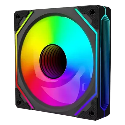 6 Pro Black ARGB PWM 120mm Casing Fan (Reverse Blade)