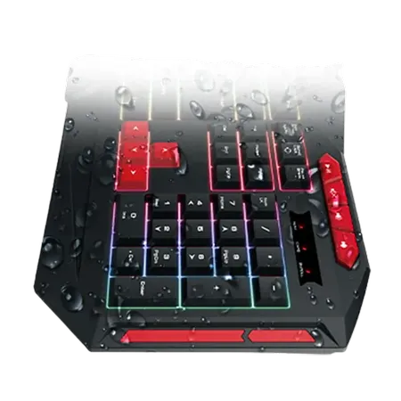 GAMDIAS ARES M2 KEYBOARD + ZEUS E2 MOUSE + MOUSE MAT 3 IN 1 GAMING COMBO preview image 2