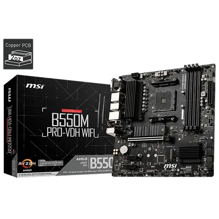 MSI B550M PRO-VDH MOTHERBOARD (WIFI)