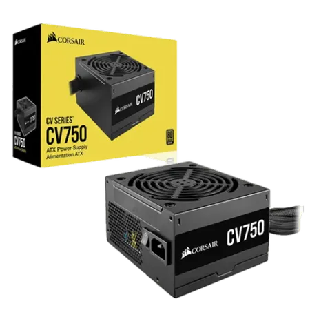 Corsair CV750 - 750W 80 Plus Bronze Certified Power Supply Corsair CV750 - 750W 80 Plus Bronze Certified Power Supply