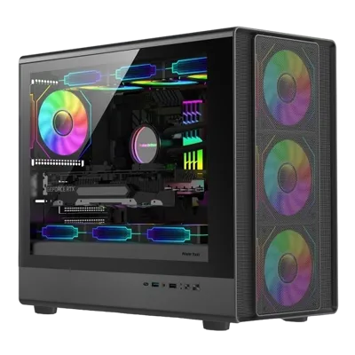 POWER TRAIN N1 Black Computer Case