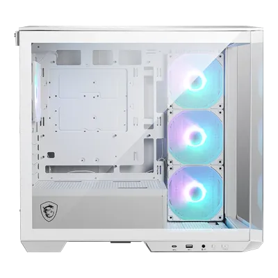 MSI MAG PANO M100L PZ WHITE Computer Case preview image 2