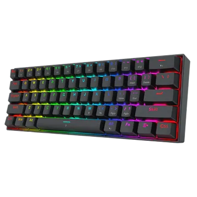Redragon FIZZ K617 RGB Mechanical Gaming Keyboard (Black) preview image 2