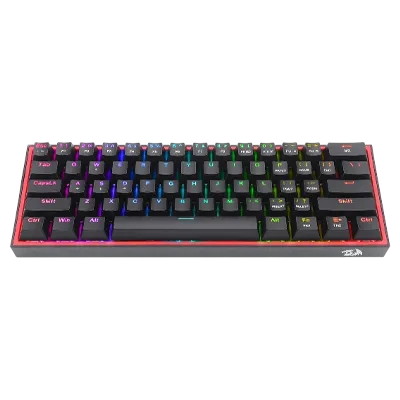 Redragon FIZZ K617 RGB Mechanical Gaming Keyboard (Black) preview image 3