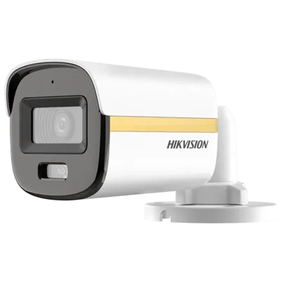 Hikvision DS-2CE10DF3T-PFS 2mp 20m 3.6mm ColorVu Audio Camera (Gold)