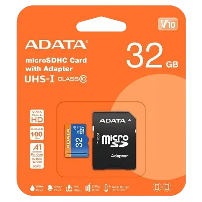 ADATA 32GB MicroSDHC Card With Adapter