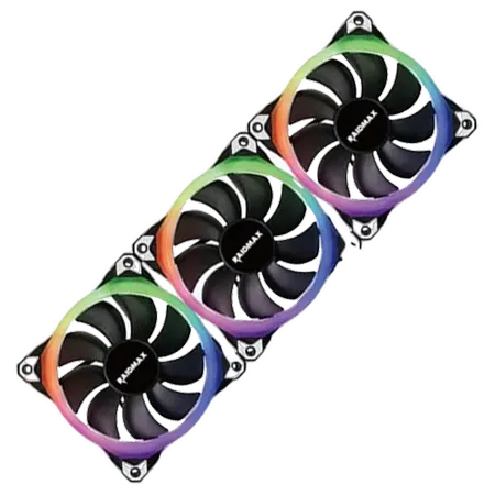 RAIDMAX NV-T120FBR3 X3 ARGB FAN KIT WITH CONTROLLER preview image 2