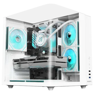 SOEYI CH3 White Gaming Computer Case
