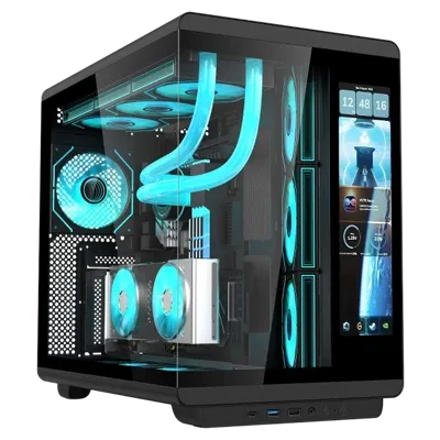 SOEYI CHILL Black Gaming Computer Case With Display