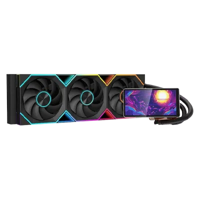 Jungle Leopard Pro Flow 360 ARGB Liquid CPU Cooler (Black)