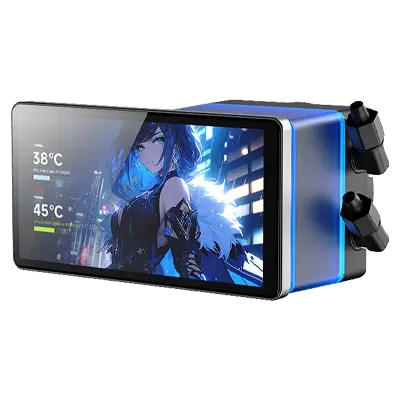 Jungle Leopard Pro Flow 360 ARGB Liquid CPU Cooler (Black) preview image 3