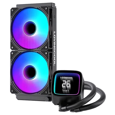 LOVINGCOOL LC-240-HK LIQUID CPU Cooler (Black) preview image 2