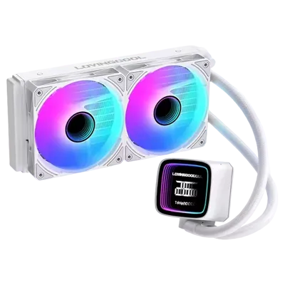 LOVINGCOOL LC-240-HK LIQUID CPU Cooler (White)