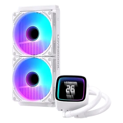 LOVINGCOOL LC-240-HK LIQUID CPU Cooler (White) preview image 2