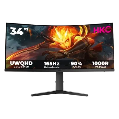 HKC CG343U 34" VA 165Hz 2K Curved Gaming Monitor