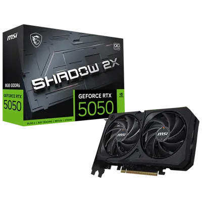 MSI RTX 5050 8G Shadow 2X OC Graphic Card